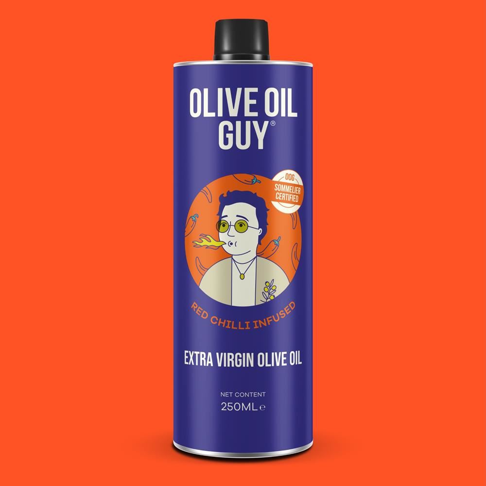 The Olive Oil Guy Red Chilli Extra Virgin Olive Oil - 250ml Greek Single Origin
