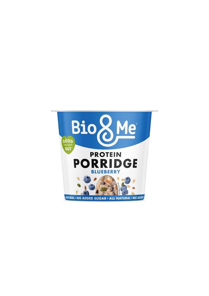 Bio&Me Blueberry Protein Porridge Pot 65g - 8 Pack