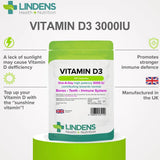 Lindens Vitamin D3 3000 IU - 120 Capsules - image 3