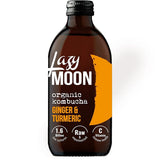 LAZY MOON Ginger Turmeric Organic Kombucha 330ml - 2 Pack