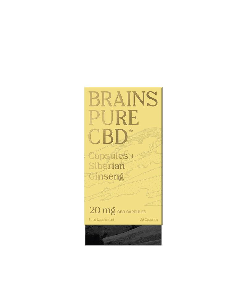 Brains Pure CBD + Ginseng 28 capsules