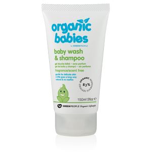 Green People Organic Babies Baby Wash & Shampoo - Scent Free (150ml)