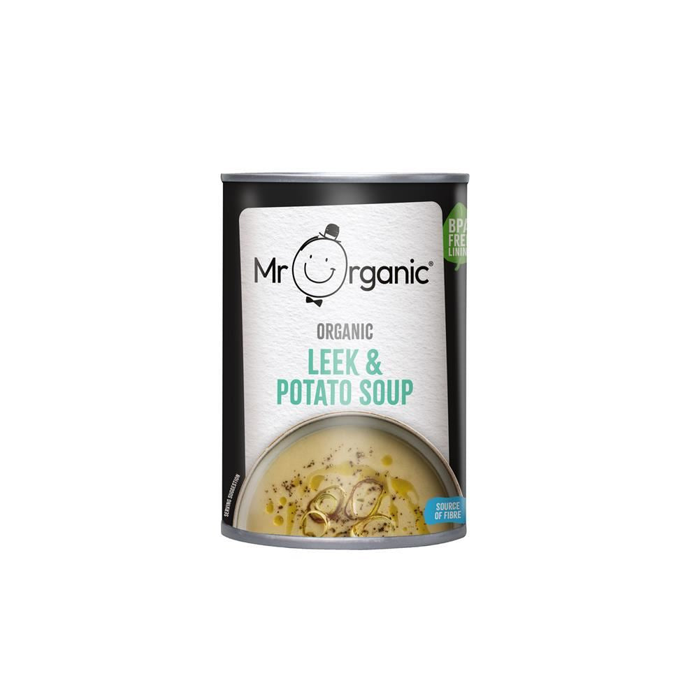 Mr Organic Leek & Potato Soup Soup 400g