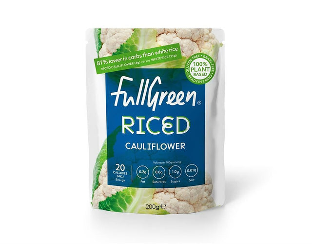 Origonal Coliflower Fullgreen Riced Cauliflower Original 200g - 6 Pack – Health Plus Living