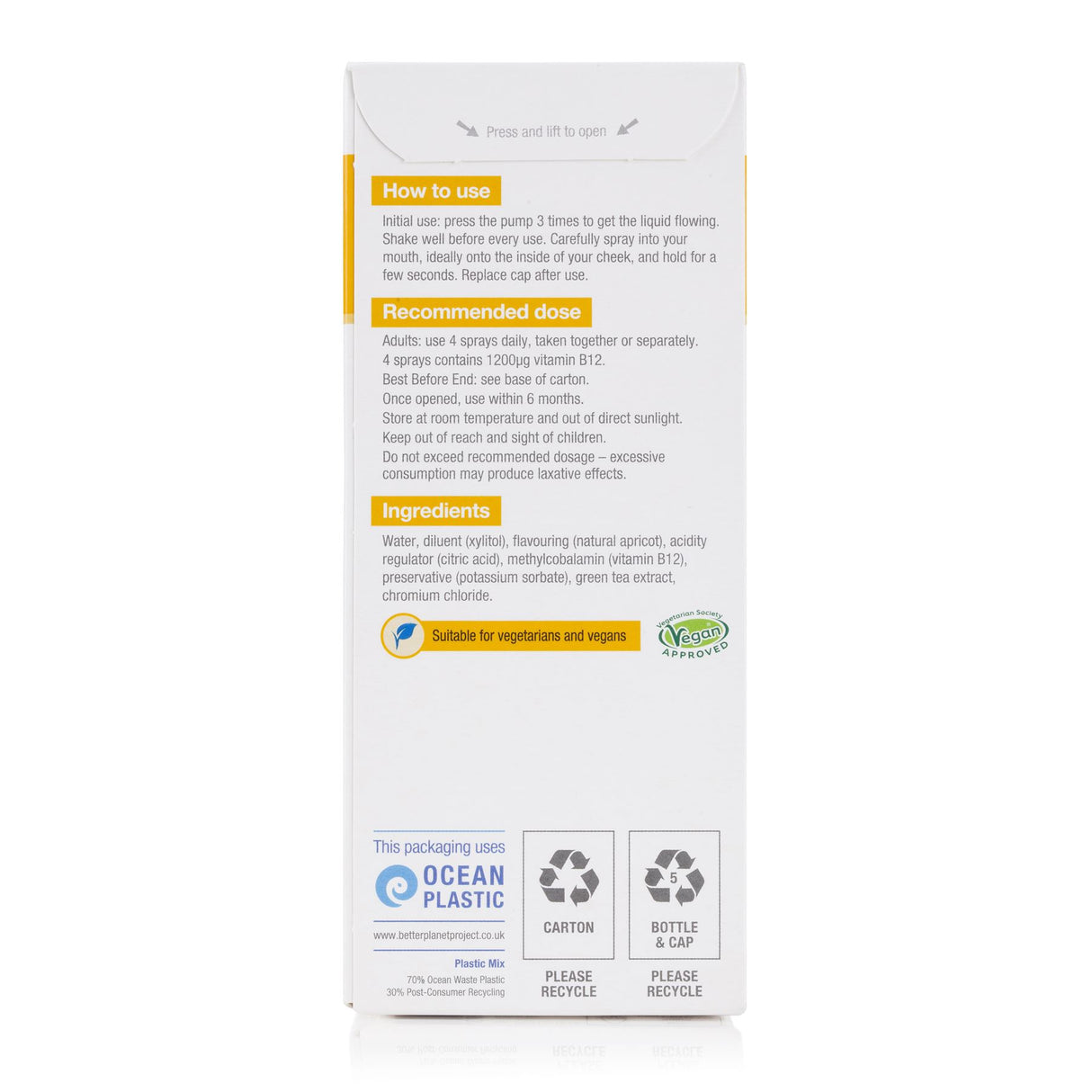 BetterYou Boost B12 Daily Oral Spray - 25ml