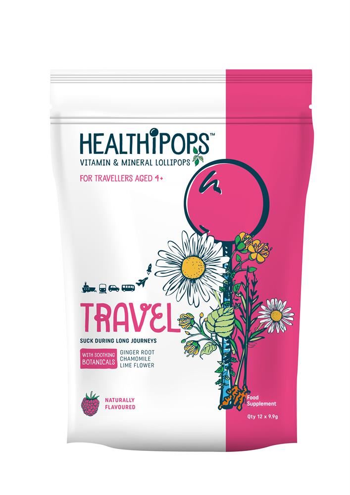 Healthipops Travel Vitamin & Mineral 12 lollipops