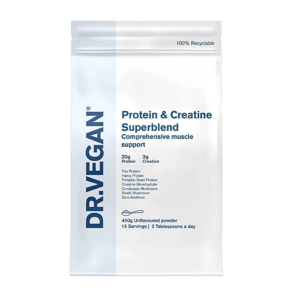 Dr Vegan Protein & Creatine Superblend Unflavoured 450g