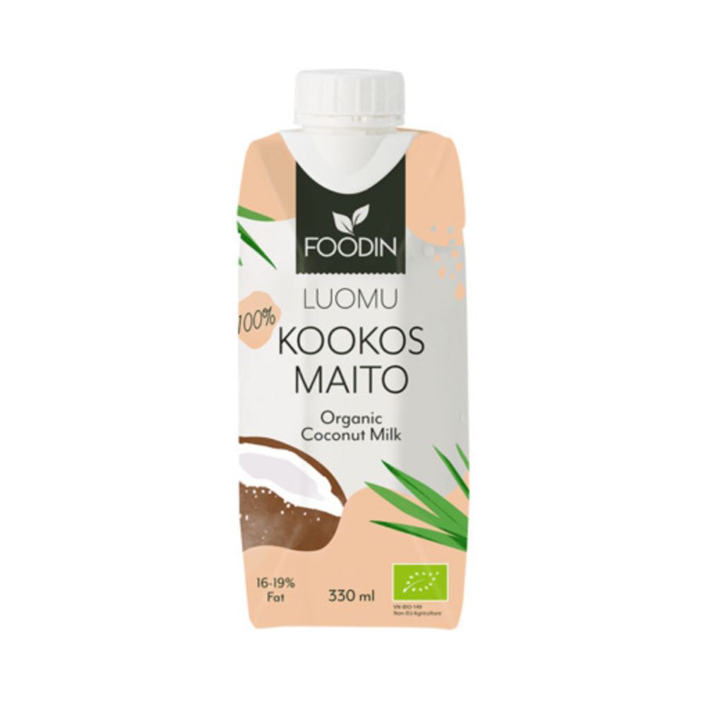 Foodin Organic Coconut Milk 330ml - 12 Pack