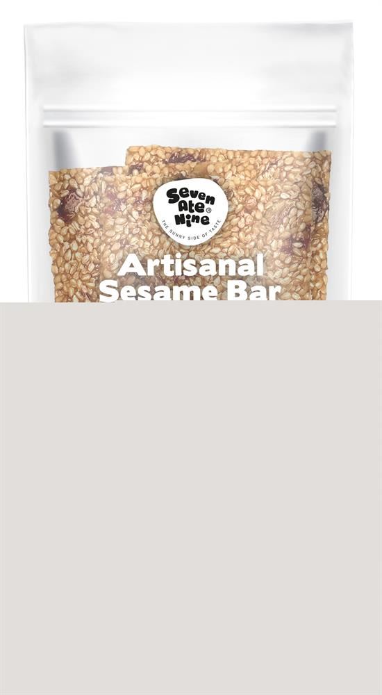 Seven Ate Nine Sesame Bars Pistachios x 4 Bars 100g