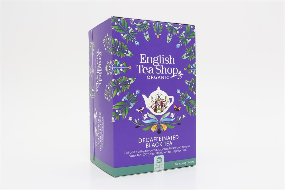 English Tea Shop Decaffeinated Black Tea - 20 Tea Bag Sheets
