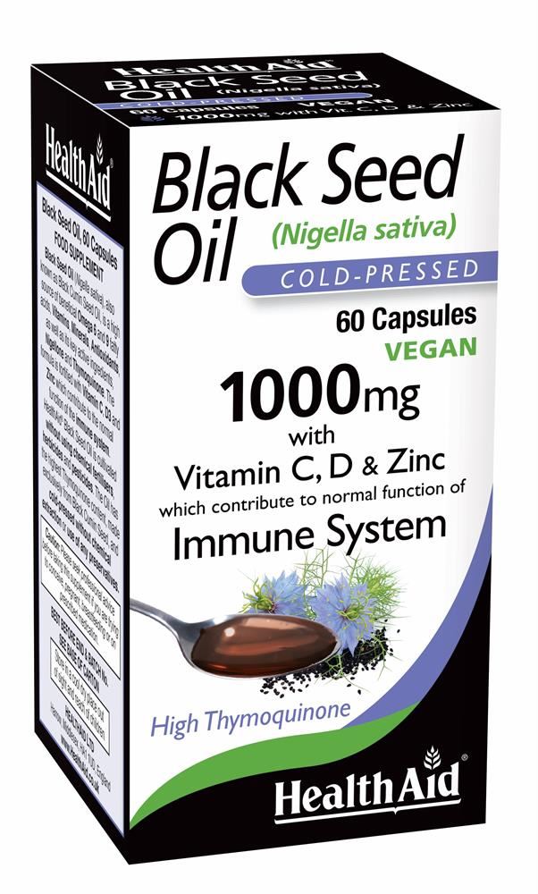 HealthAid Black Seed Oil 60 Capsules