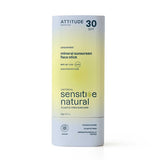 Attitude Oatmeal Sensitive Natural - Sunscreen Face Stick - 30 SPF - 20g