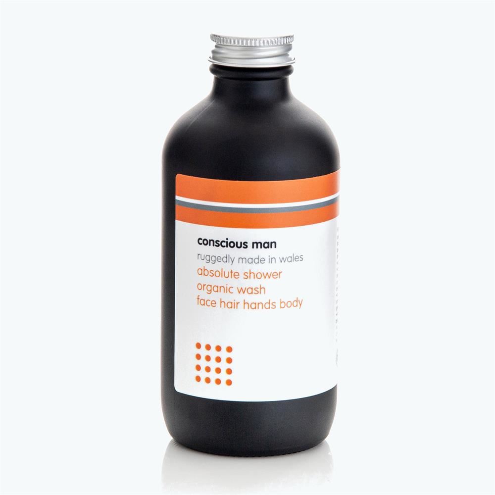 Conscious Skincare All Over Wash for Men Face Hair Hands Body 235ml