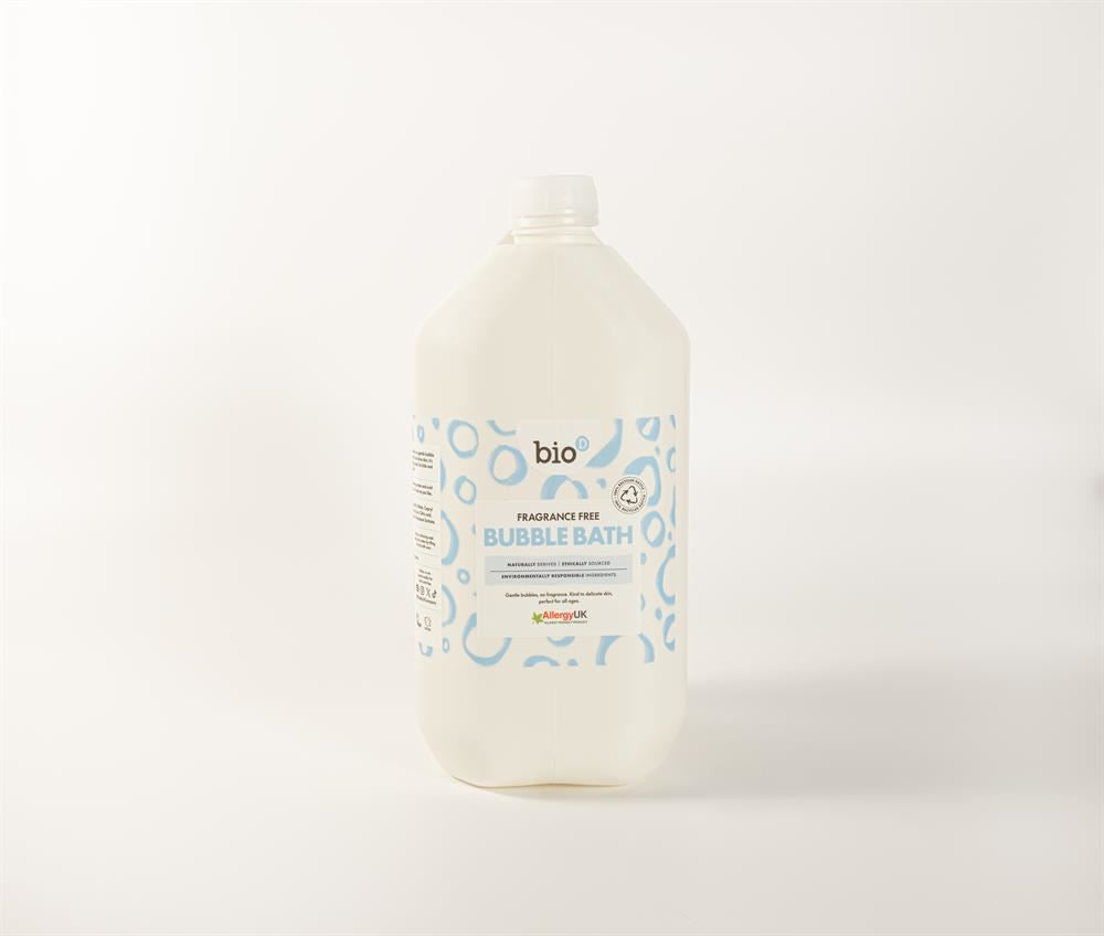 Bio-D Fragrance Free Bubble Bath 5L