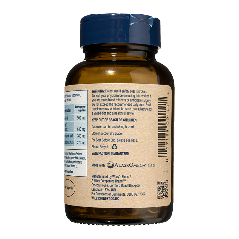 Wiley's Finest UK Easy Swallow Minis 60 Capsules