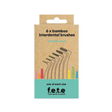 From Earth to Earth Interdental Brushes Sample Pack One Of Each Size - 6 Pack