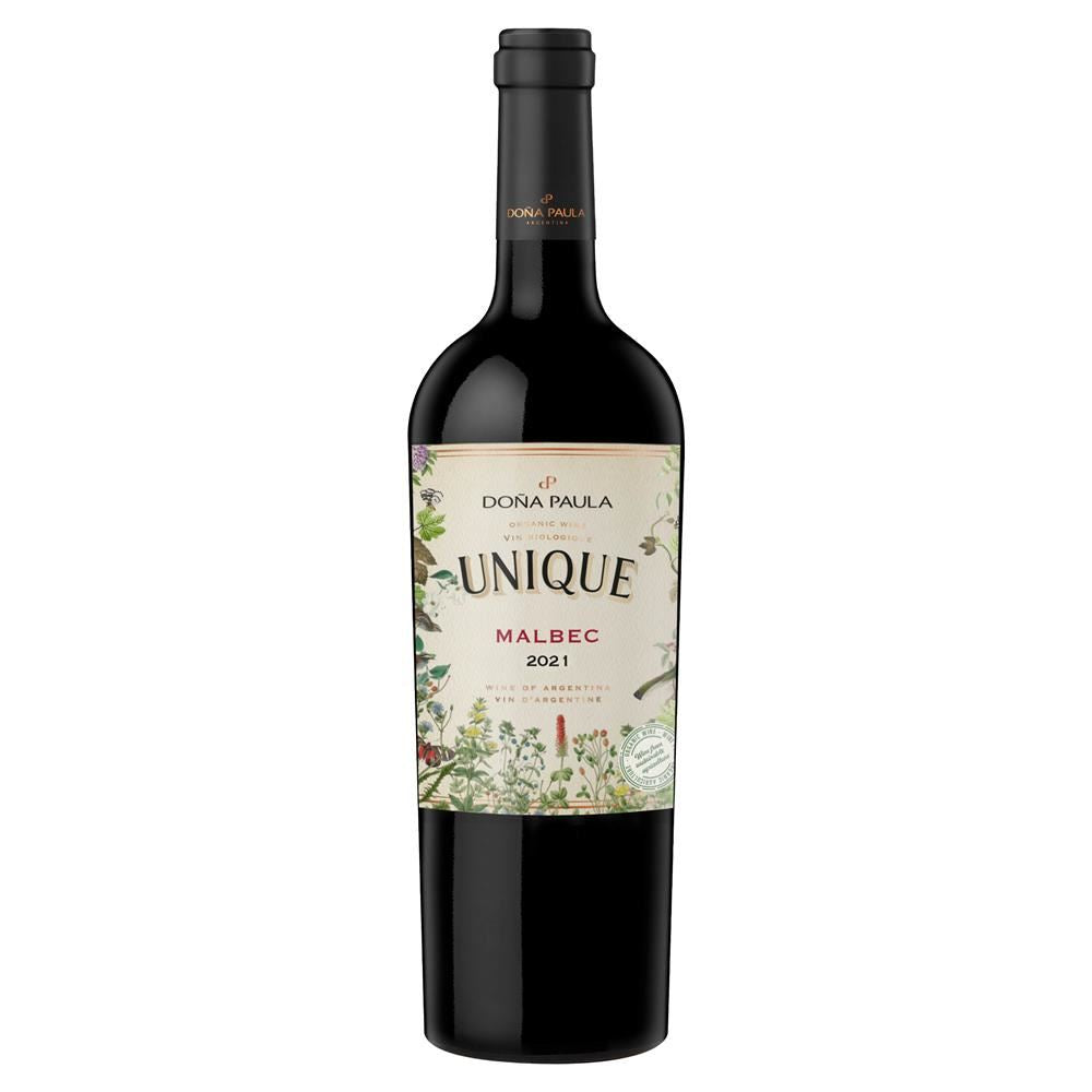 The Wine People Red Wine - Dona Paula Unique Organic Malbec Argentina - 75cl