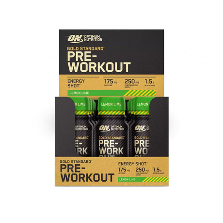 Optimum Nutrition Gold Standard Pre-Workout Shot 12x60ml Lemon & Lime