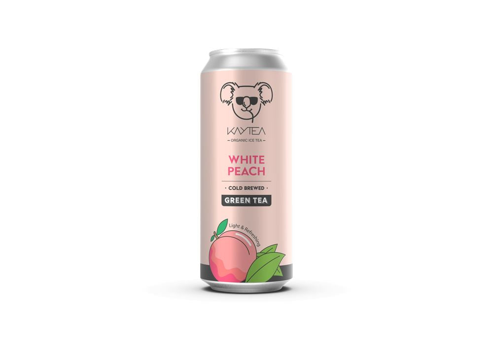Kaytea Organic Green Tea with Peach 330ml