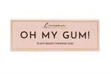 Oh My Gum Plant Based Cinnamon Chewing Gum 19g - 12 Pack