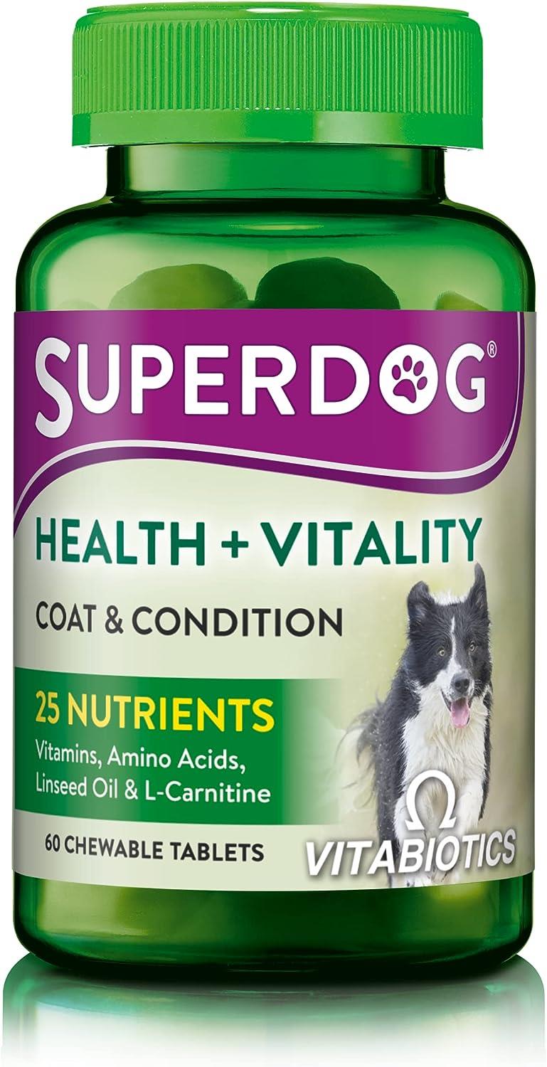 Vitabiotics SuperDog Health And Vitality Chewable - 60 Tablets