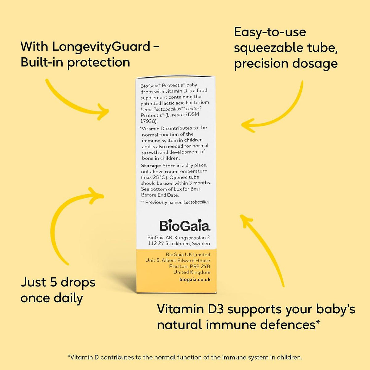 BioGaia Protectis Vitamin D Baby Drops 10ml