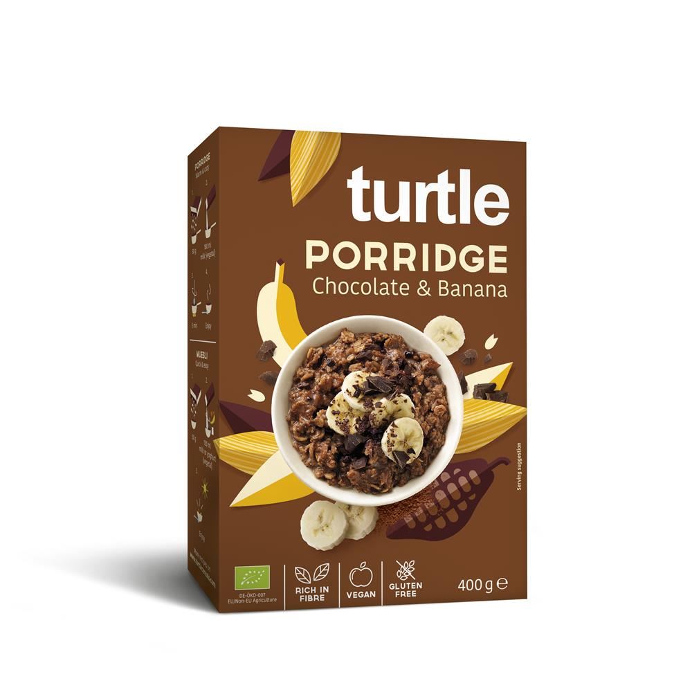 Turtle Porridge Choco & Banana 400g Organic & Gluten Free