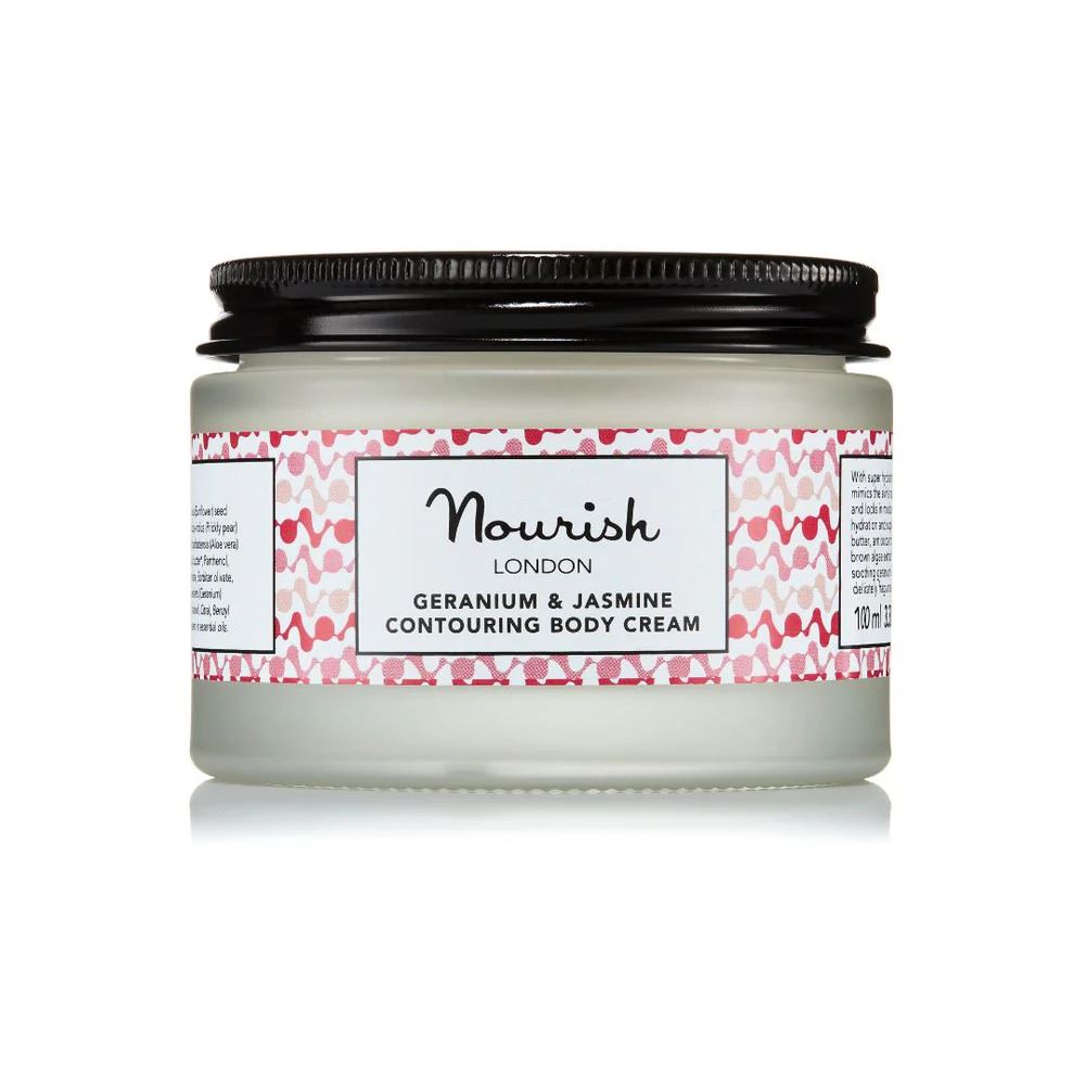 Nourish London Geranium & Jasmine Body Cream 100ml