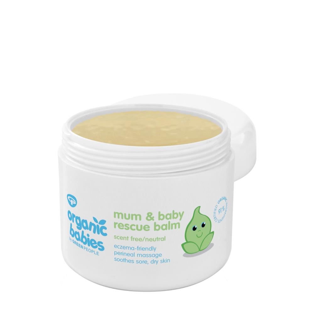 Green People Organic Babies Mother & Baby Rescue Balm Scent Free 100ml