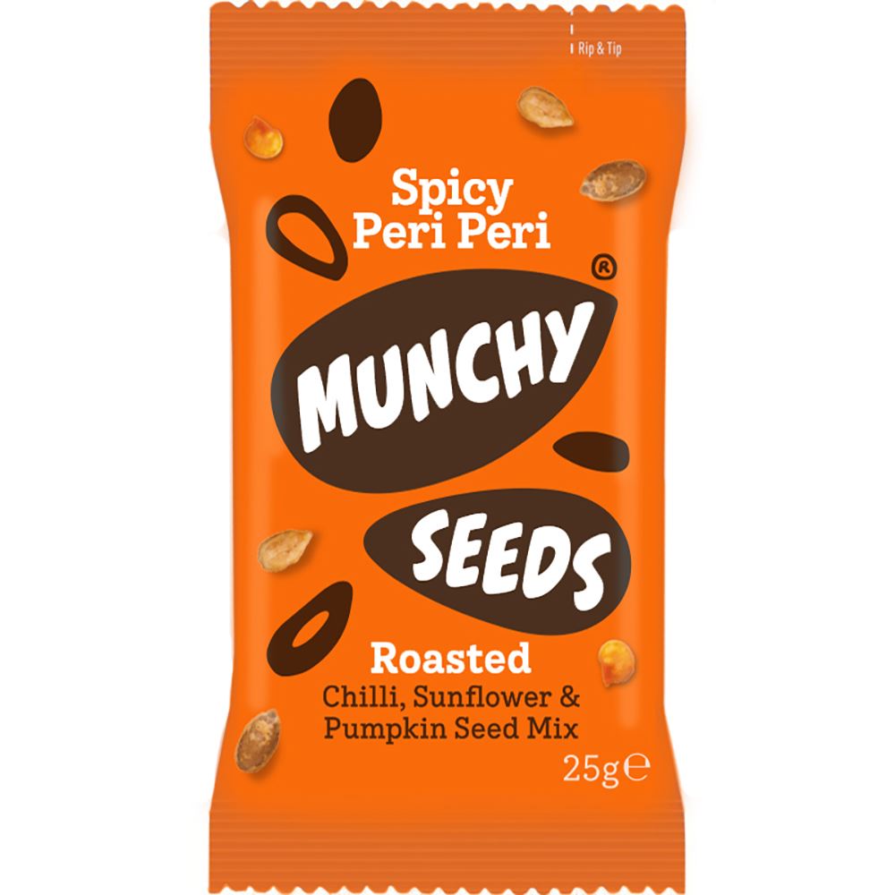 Munchy Seeds Spicy Peri Peri 25g - 12 Pack