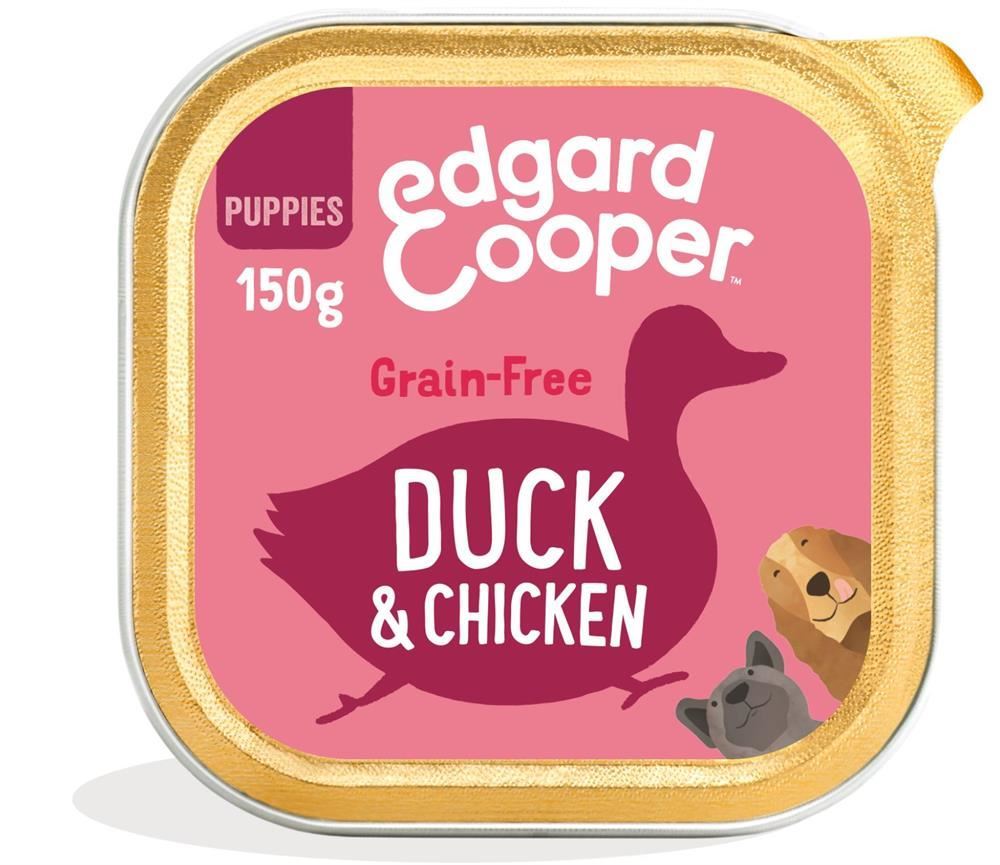 Edgard Cooper Duck Chicken Broccoli Carrot Pumpkin Tray for 150g - 11 Pack