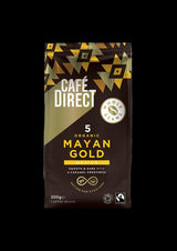 Cafedirect FT Whole Bean Mayan Gold Organic Coffee 200g