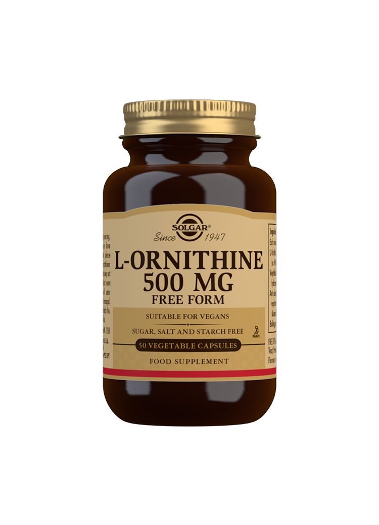 Solgar L-Ornithine 500 mg - 50 Vegicaps