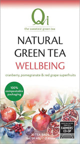 Qi Wellbeing Green Tea 40g 20 Tea bags