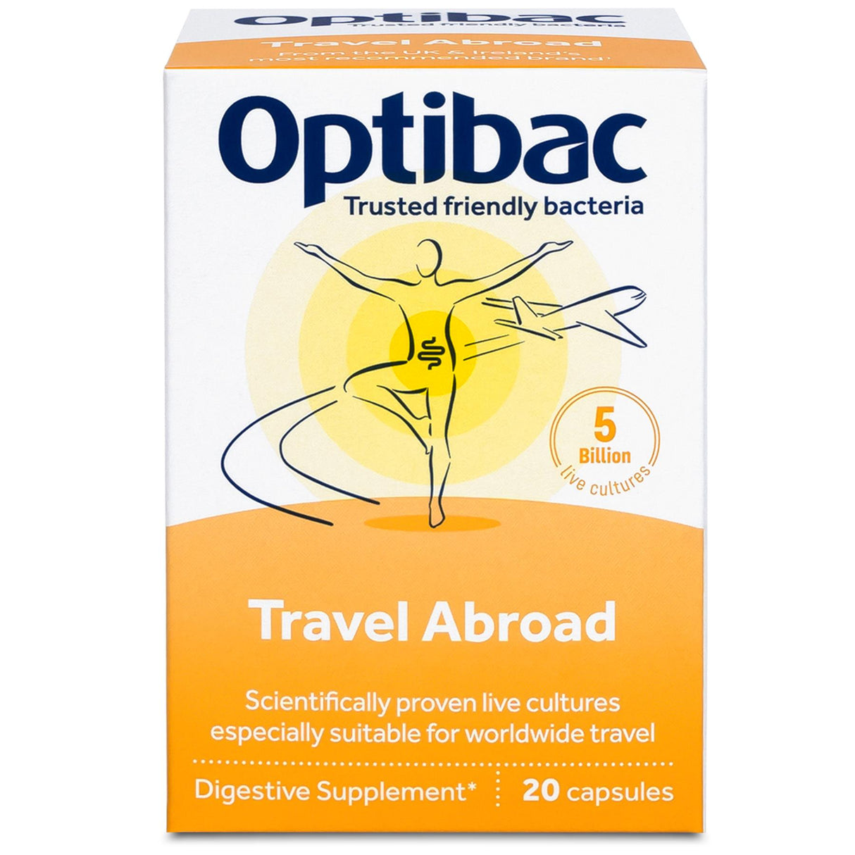 OptiBac Probiotics | Travel Abroad | 20 - 60 Capsules