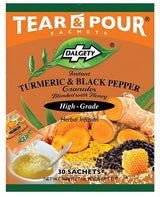 Dalgety Teas Instant Turmeric & Black Pepper Tea 30 Sachets