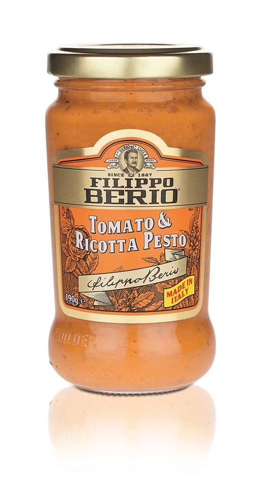 Filippo Berio Tomato & Ricotta Pesto 190g - 6 Pack
