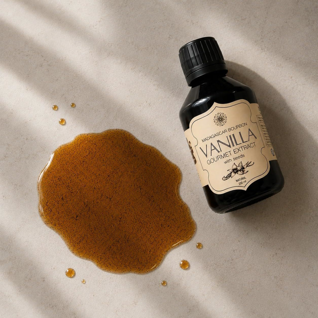 Vanilla Scientific Pure Bourbon Vanilla Extract Madagascar 100% Natural 200ml