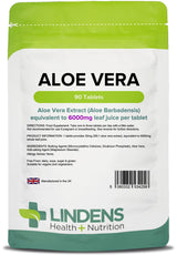 Lindens Aloe Vera 6000mg - 90 Tablets