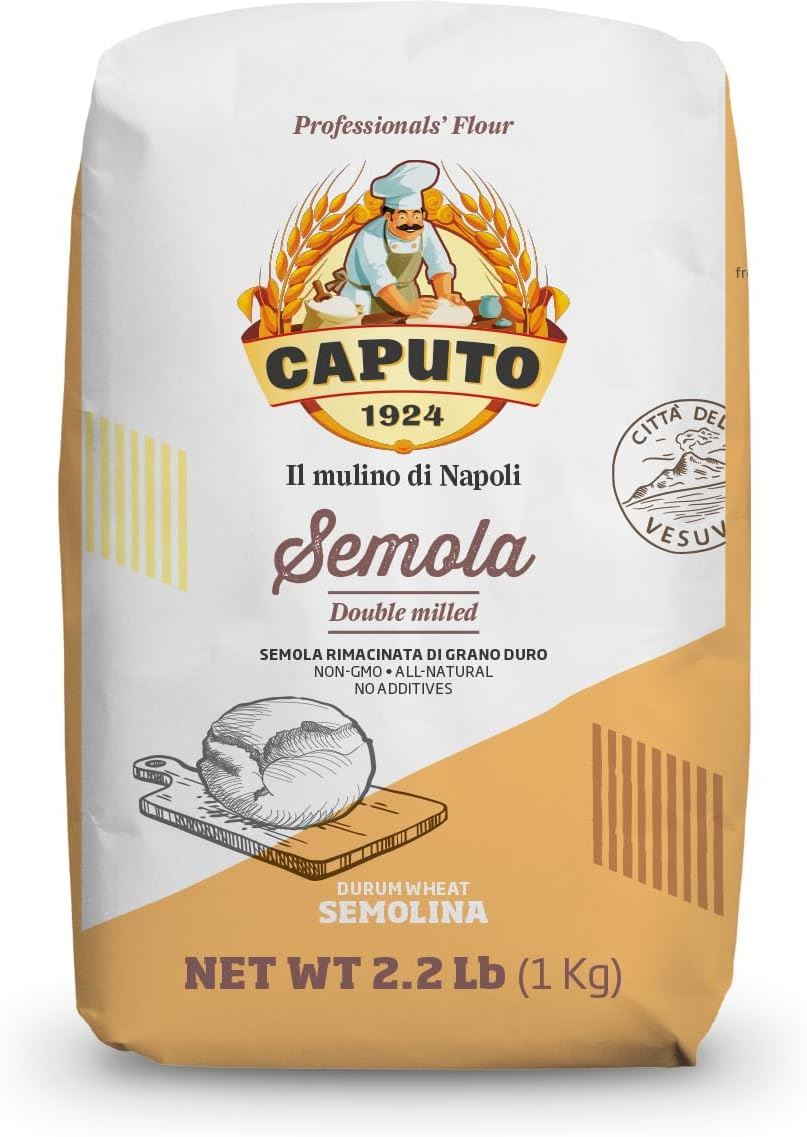 Caputo Farina Semola Double Milled Rimacinata Semolina Flour 1kg