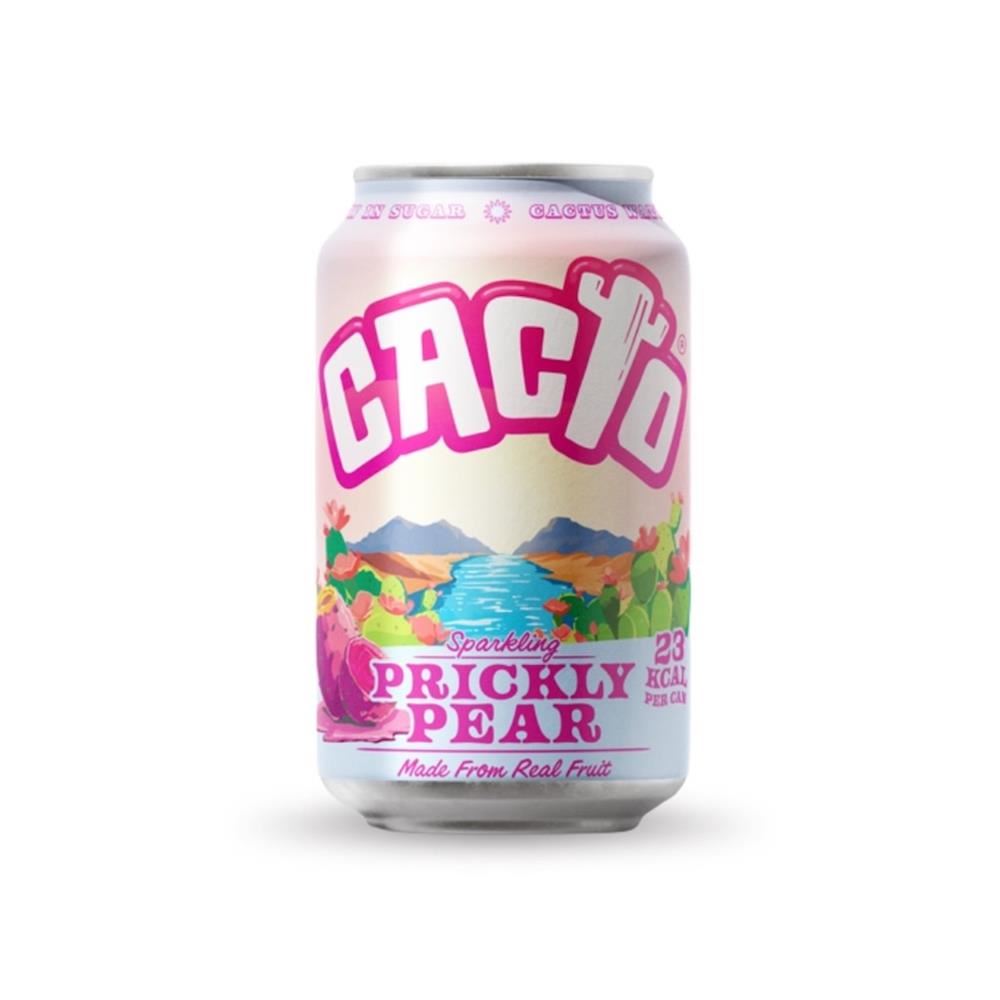 Cacto Drinks Sparkling Prickly Pear Cactus Water 330ml - 12 Pack