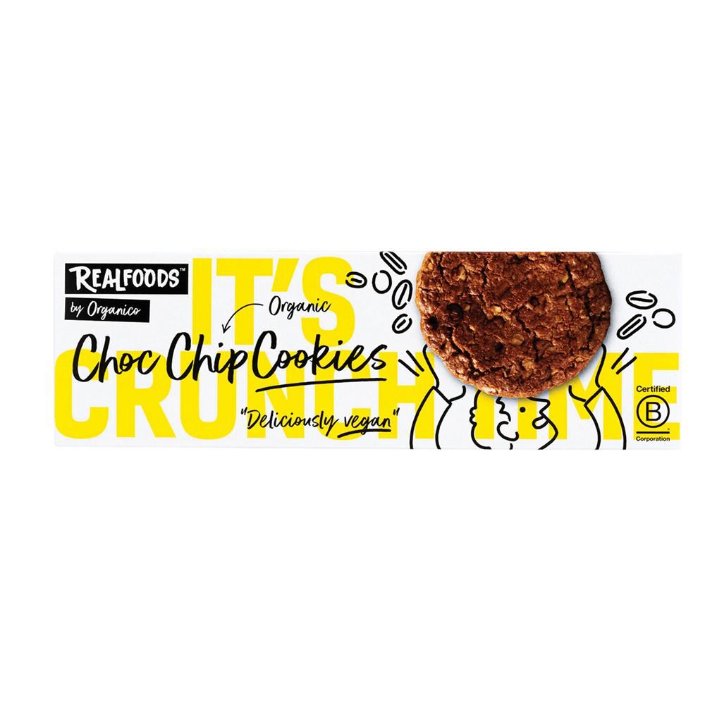 Realfoods by Organico Organic Vegan Chocolate Chip Biscuits 110g
