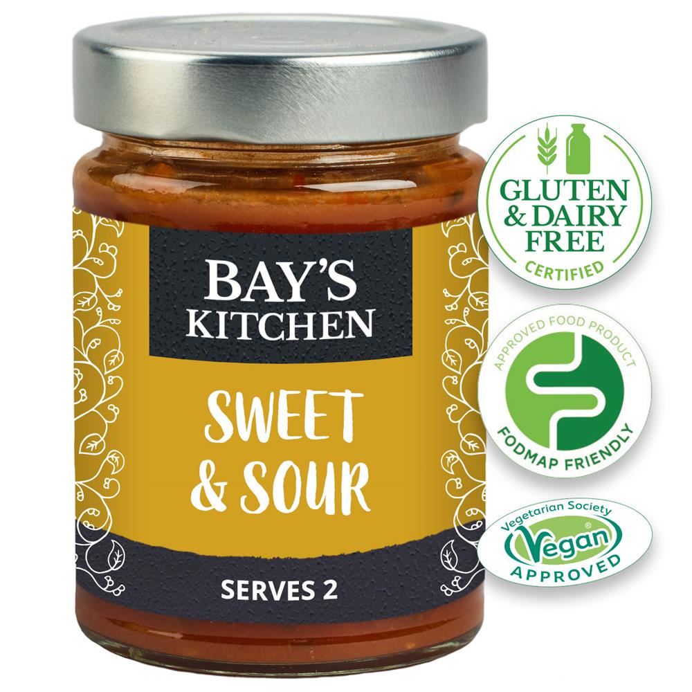 Bays Kitchen Sweet & Sour Stir-in Sauce Low FODMAP Vegan 260g