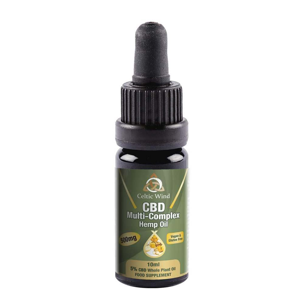 Celtic Wind Crops Multi-Complex Hemp CBD Oil 10ml 5%/500mg
