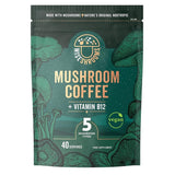 Wiseshrooms Mushroom Coffee 5 Mushroooms + Vit B12 & D 100g