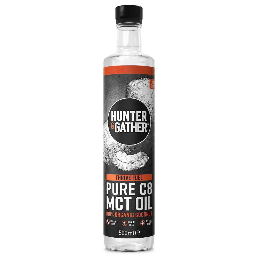 Hunter & Gather Pure C8 MCT Oil from Organic Coconuts 500ml