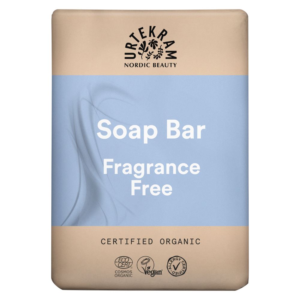 Urtekram Fragrance Free bar soap 100g