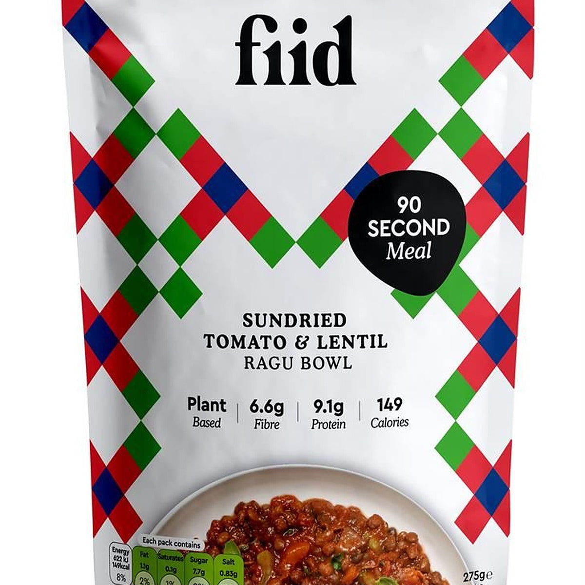 Fiid Sundried Tomato & Lentil Ragu 275g – Health Plus Living