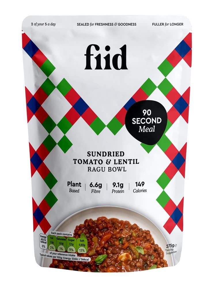 Fiid Sundried Tomato & Lentil Ragu 275g