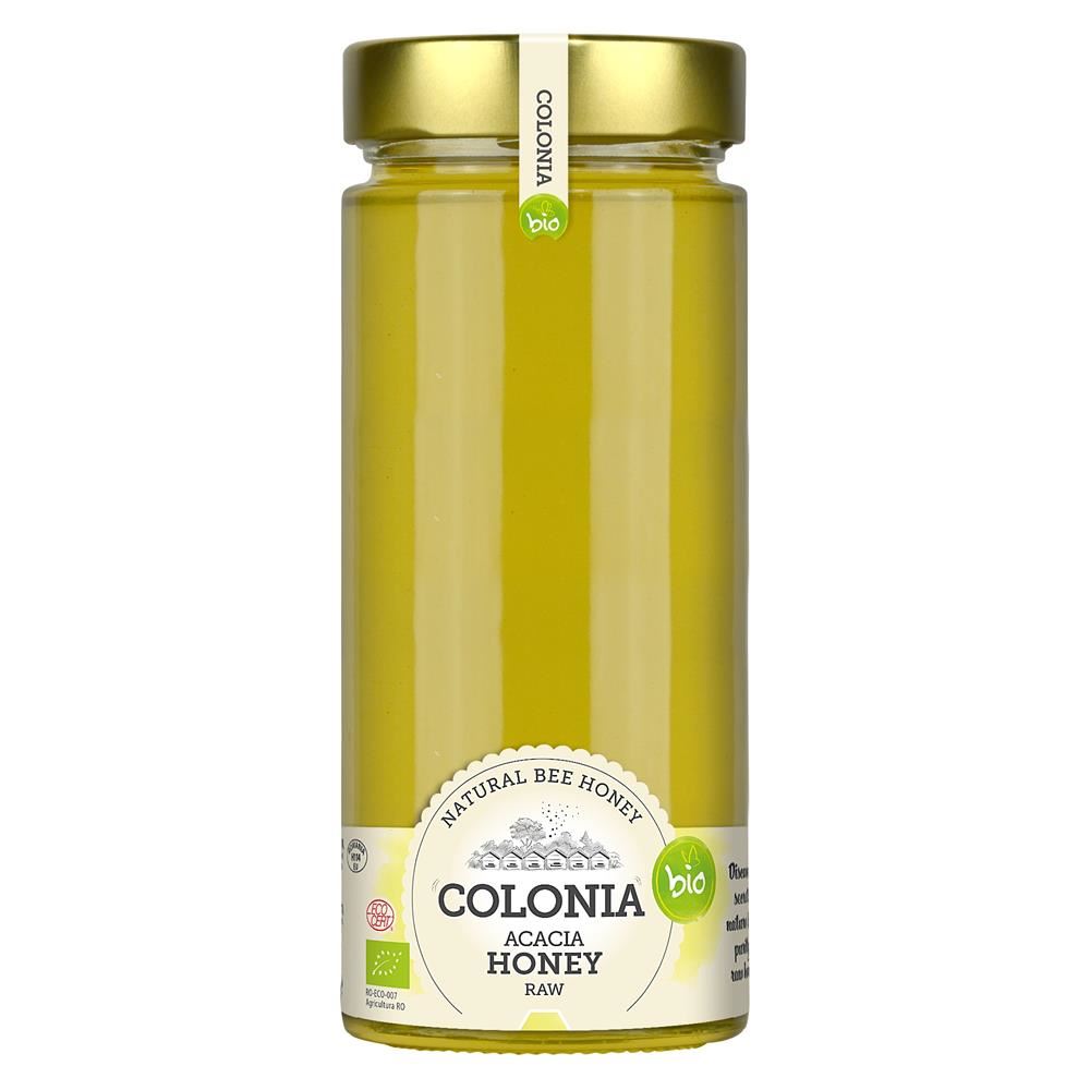 Colonia Organic Raw Acacia Honey 800g